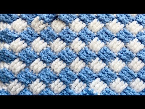 Awesome Easy| Crochet Baby Blanket Pattern| the Diagonal Basket Weave Stitch|