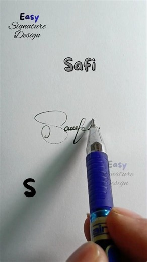 How to Draw a Beautiful Signature | Signature Style Design #art #signature #reels