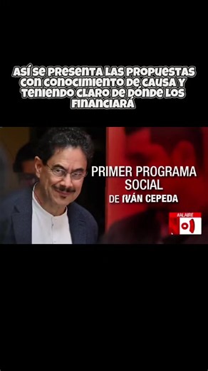 Propuestas sociales de Abelardo De La Espriella: renta joven y renta ciudadana