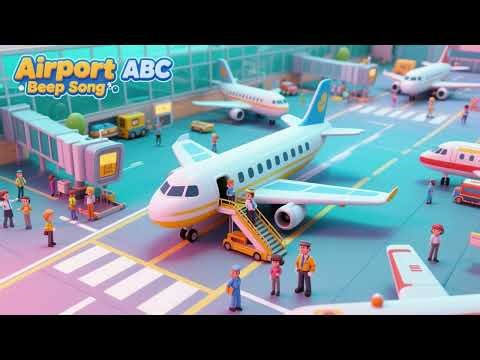 Airport ABC Beep Song | Nursery Rhymes & Kids Songs