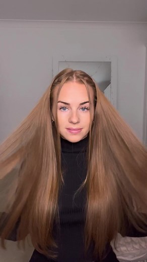 Quick and Easy Sleek Hairstyle Tutorial for Long Hair | TikTok