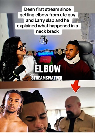 Deen first stream since getting elbow from ufc guy and Larry slap and he explained what happened #deen #larrywheels #elbow #deenthegreat