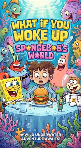 What if you woke up SpongeBob’s World #whatif #spongebob