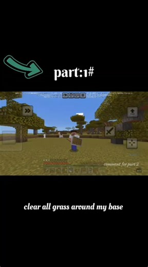 Clear All Grass Around My Base! 🌿 | Minecraft Survival Series #1