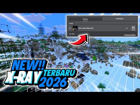 🥶 NYESEL GAK COBA‼️X-RAY TERBARU 2026 - TEXTURE PACK X-RAY MCPE 1.21 TERBARU