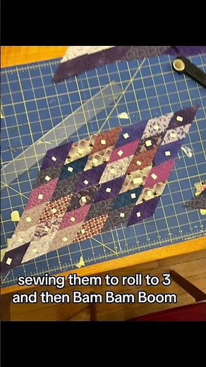 Making a Lone Star quilt from a jelly roll