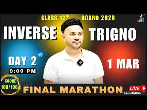 Class 12 Inverse Trigonometric One Shot 🔥 Class 12 Maths Chapter 2 | One Day One Chapter 2 #cbse