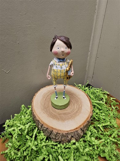 Vintage Lori Mitchell RARE FIND Easter Sunday Children Collection “charlie’s Chocolate Bunny” Springtime Folk Art Figure- 5.5" Tall - Etsy