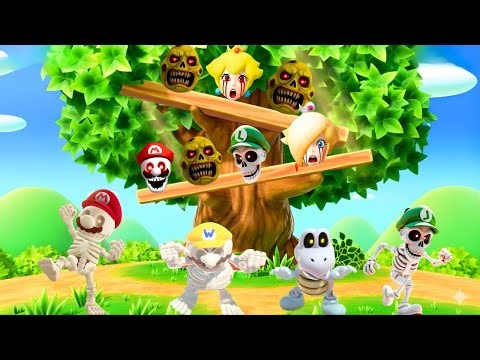 Super Mario Party & Mario Party Superstars Series – ALL SKELETONS BATTLE?! WHO SURVIVES 😱