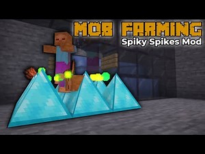Spiky Spikes Mod 1.21: Ultimate Mob Farming in Minecraft!