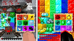 1.1K views · 35 reactions | NOOB vs PRO MINECRAFT 1.14 RAINBOW BINGO CHALLENGE! | Preston Tv | Facebook