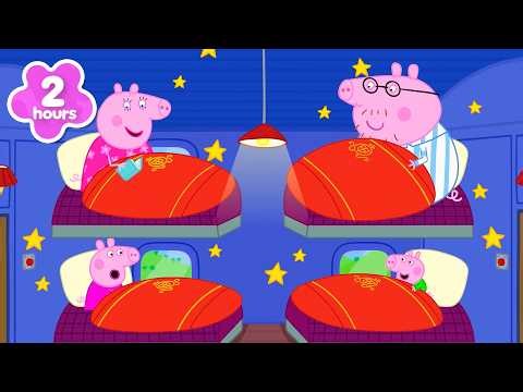 Festa do Pijama no Trem Noturno! 🚂 Contos da Peppa Pig 🐽 Peppa Pig Português Brasil