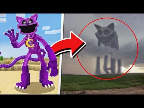 Minecraft Mobs Caught in Real Life!
