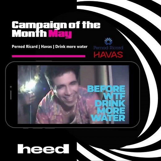 Pernod Ricard Drink More Water June Campaign of the Month
