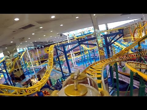 Autosled front seat on-ride HD POV @60fps Galaxyland Amusement Park