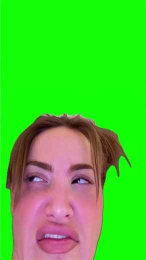 Annoyed look Green Screen Meme
