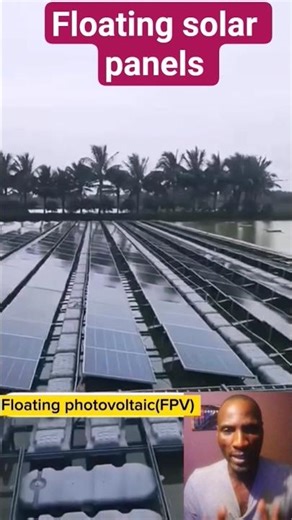 Floating solar panels #solarpanels #greenenergy