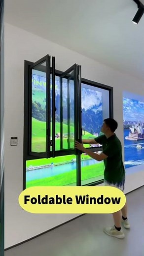 Foldable Windows #buildingmaterials #home #windows