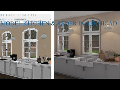 ARCHICAD 25 | Model Kitchen & Reder in Archicad