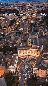 "Rome's Capitoline Hill, Piazza del Campidoglio's grandeur 👑🏽, Michelangelo's design meets history #PiazzaDelCampidoglio #Rome" | Days in Italy