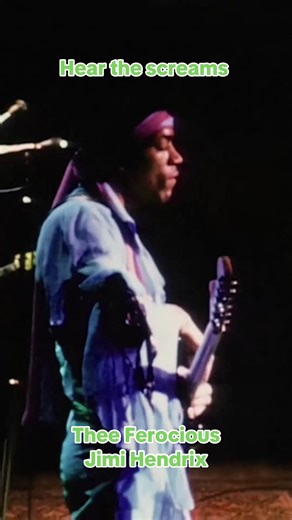 Machine Gun live. Hendrix turns the guitar into a voice and forces it to scream through controlled feedback and sustained bends. The phrasing hits like gunfire cutting through the room. A brief moment of sound shaped into human tension and war.