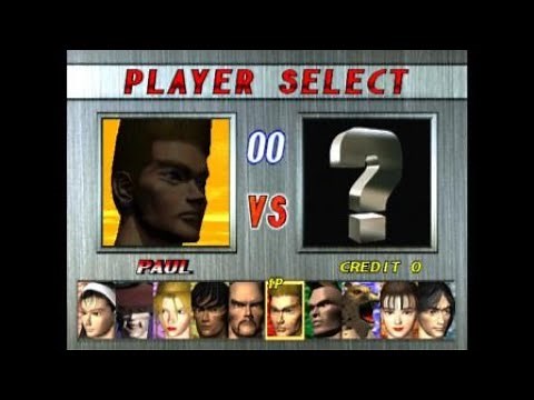 Tekken 2 Character Select