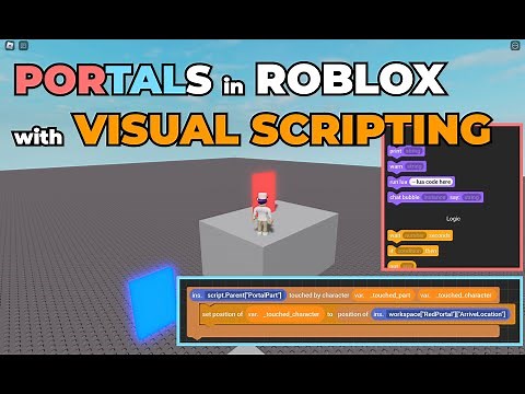 How to make portals with visual scripting in Roblox using BlockLua