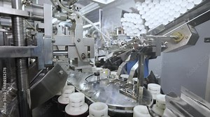 cream filling in tubes of cream, ointment, gel, toothpaste liquid inside plastic tubes. toothpaste filling process in tube by automatic machine. pharmaceutical machine toothpaste packing process.