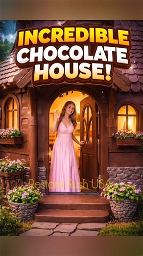 This Chocolate House Will Blow Your Mind! 🤯🍫 | Unbelievable Makeover #shorts #timelapse #usa #yt