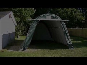 Rhino Shelter Portable Garage - Delivery and Set Up.