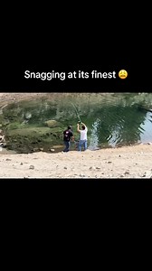 They werent biting so they started snagging #fishing #lootlake #fyp #snag #trophytrout
