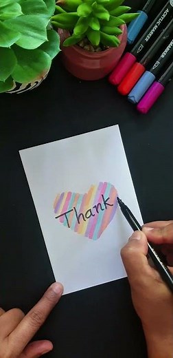 DIY Thank You Card | Easy Handmade Appreciation Gift Idea 💖
