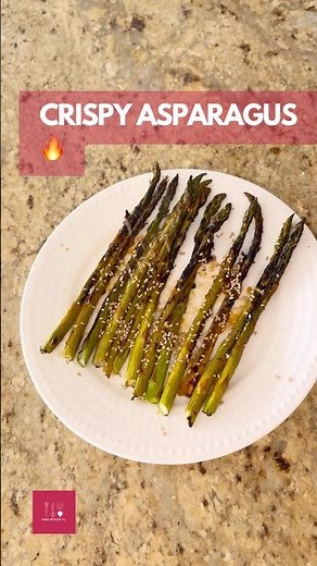 STOP SCROLLING! This Air Fryer Asparagus Is ADDICTIVE 😳🔥 (Miso Lemon Chili Oil!)