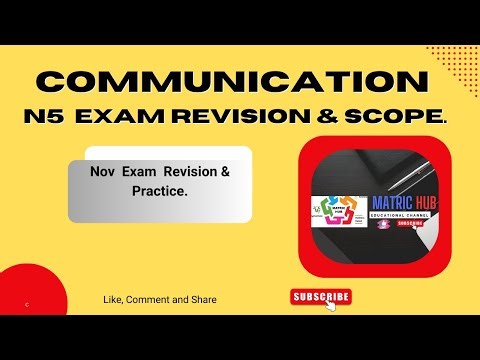 Communication N5 P2 : 2023 Past Papers Revision