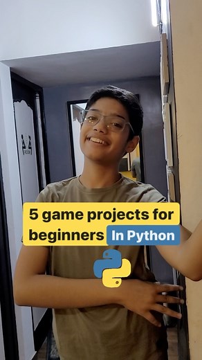 Vasav Trehan on Instagram: "5 game projects for beginners in python. Here is the list of 5 game projects for beginners in python. - Hungry Snake - Dice Roller - Rock Paper Scissors - Tic Tac Toe - Tetris ••••• Save the post ••••• Follow @technifyedofficial Like ❤️ Comment Share & Save Hashtag: #codinggames #coding #programming #games #learncoding #learncode #developer #computerscience #onlinecoding #reelkarofeelkaro #reelit #codingisfun #codingchallenge #programmers #programminglife #codeismylif
