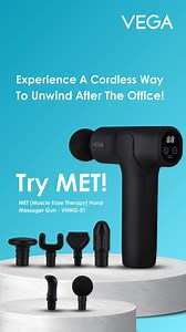 1.3M views · 4.4K reactions | The coolest (and cordless) way to unwind is here! Meet Vega MET (Muscle Ease Therapy) Hand Massager Gun – your go-to companion for relaxation and recovery anytime, anywhere! (Portable, Hand Massager, Pain Relief, Muscle Recovery, Electric Hand Massager, Muscle Relaxation tool) | Vega | Facebook