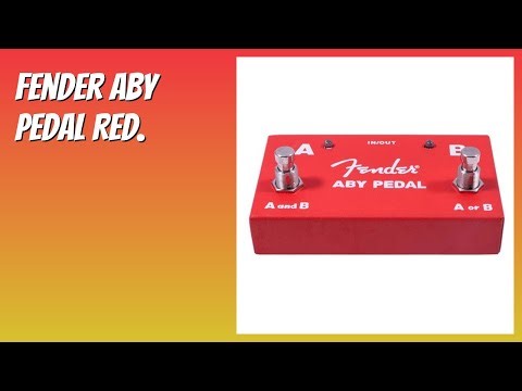 REVIEW (2025): Fender ABY Pedal Red. Features