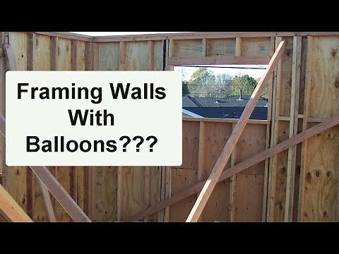 What is Balloon Wall Framing? – Home Building Construction Methods