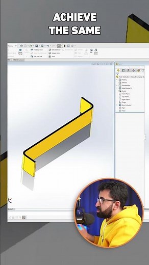 SOLIDWORKS Sheet Metal Module #solidworks2023 #tutorial #solidworks #caddrawing