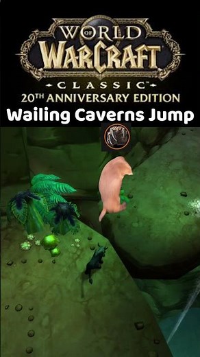 The Wailing Caverns Jump! #wowclassic #gaming #lythp