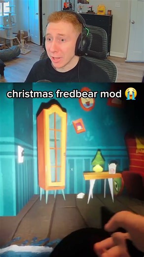 Christmas Fredbear In Hello Neighbor! #fnaf #scary #gaming