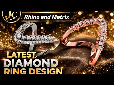 How to design a V-Ring Parametric: Quick & Easy Tutorial | J CAD HOUSE | jewellery CAD|