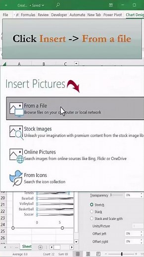 How to Create a Pictograph in Excel