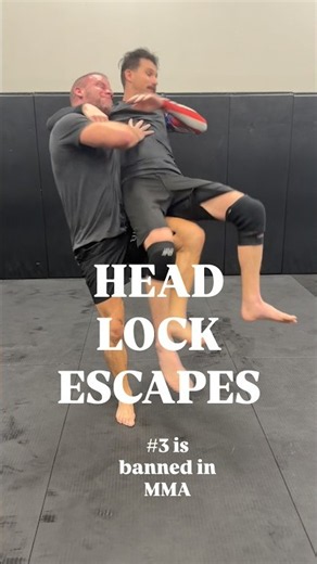 3 headlock escapes.