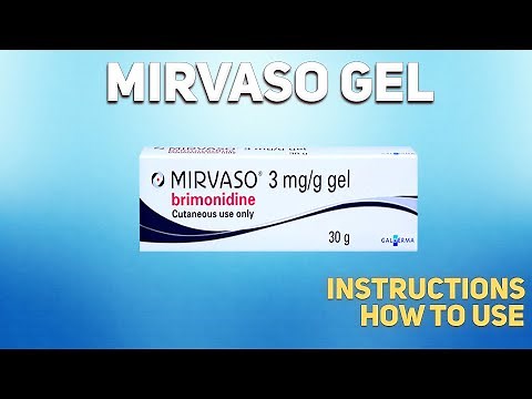Mirvaso gel how to use: used to treat a certain skin disorder called rosacea