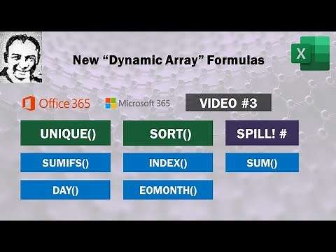 Excel Dynamic Array Functions-Office 365-Video #3: Sales report, Unique & Sort with Sumifs & Index