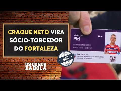 Craque Neto vira sócio-torcedor e ganha camisa do Fortaleza | Baú do Neto