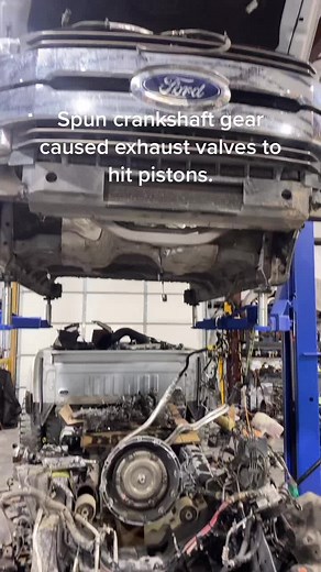 2018 f350 104k miles that everyone has been getting worked up about. Had a cam/crank correlation code. #fyp #shopstuff #thedynamicmechanic