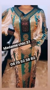 10K views · 657 reactions |  Robe VERSACE très chic  taille : 42-44-46-48 ☎️ 06 75 52 38 82  Livraison disponible 58 Wilayas | Madame chic | Facebook