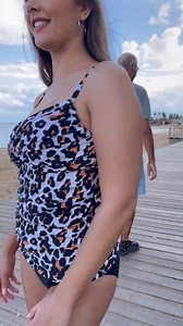 Watch Tummy Control Swimwear Two Piece Bathing Suits with Shorts on Amazon Live